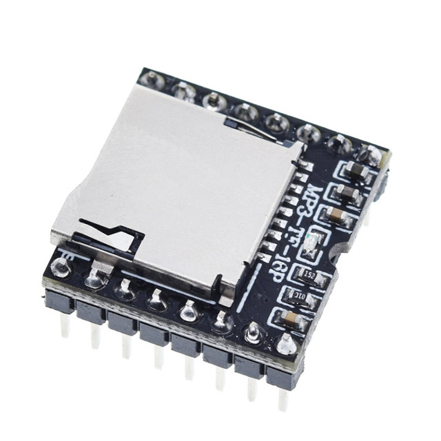 Mini MP3 DF Player Module Board MP3 Audio Voice Decode Board for Arduino Supporting TF Card U-Disk IO/Serial Port/AD DFPlayer