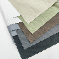 Tissu en Pongee Tricoté Effet Cuir Réfléchissant Argenté pour Doudoune, Tissu Tafta Coupe-Vent en PU Artificiel pour Vêtements – Vente en Gros