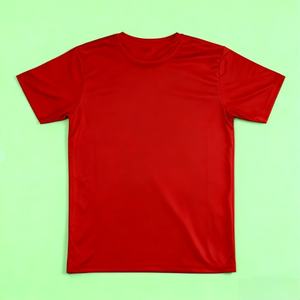 Maglietta sportiva sportiva da maratona con stampa con Logo personalizzato camicia da lavoro con scollo a manica corta ad asciugatura rapida - Product Image 5