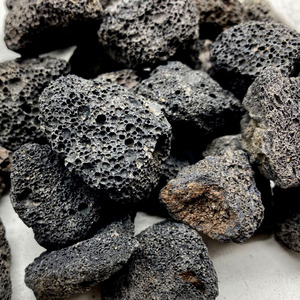 <strong>Wholesale</strong> Price on Natural Rough Black Lava Stone <strong>Raw</strong> Healing Rock <strong>Crystal</strong> for Home Decoration in Many Sizes - Product Image 1