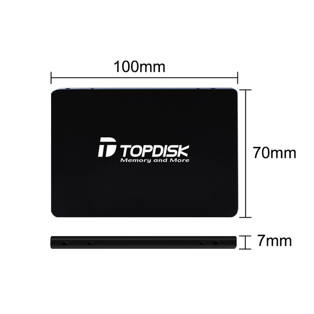 Topdisk Internal SSD 64gb 120gb 128gb 240gb 256gb 480gb 500gb 512gb 2tb 2.5 Inch Solid State Drive 1tb