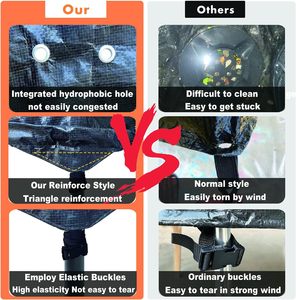 <span class=keywords><strong>Housse</strong></span> <span class=keywords><strong>de</strong></span> <span class=keywords><strong>protection</strong></span> pour <span class=keywords><strong>trampoline</strong></span> Couverture imperméable anti-UV anti-poussière pour <span class=keywords><strong>trampoline</strong></span> - Product Image 3