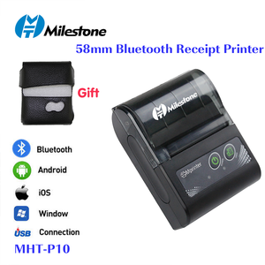 Impresora Portátil Inalámbrica Bluetooth MHT-P10, Impresora POS de 58 mm, Impresora Térmica de Recibos Mini para Android e iOS - Product Image 2