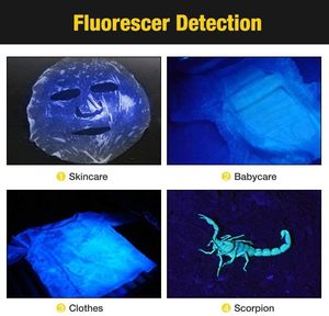 Portable Mini UV Flashlight 395nm 9 LED Blacklight <strong>Bulb</strong> <strong>Torch</strong> for Pet Urine Detection Dog/Cat Resin Curing Bed Bug Removal - Product Image 6