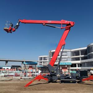 รถกระเช้าบูมแบบข้อต่อไฮดรอลิก 16 เมตร ขับเคลื่อนด้วยไฟฟ้า ดีเซล หรือไฮดรอลิก สามารถลากจูงได้ - Product Image 2
