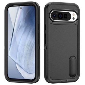 Funda Protectora para Teléfono Móvil de Silicona TPU+PC con Diseño de Armadura Antihuellas y Antigolpes para Google Pixel 10/10 Pro/9a/9/8/7 - Product Image 1