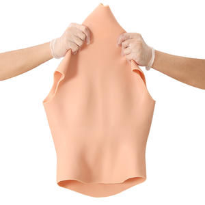 Bodysuit féminin en silicone réaliste avec seins artificiels naturels, bonnets C et D, pour travestis, transgenres et personnes transgenres. - Product Image 6