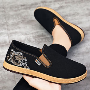 B-LD848 hommes sportif toile à la mode chaussures de Fitness motif personnalisé chaussures en tissu brodé pour le printemps nouveau Style de marche - Product Image 3