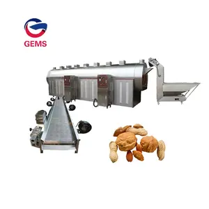Continuous Roasted Salted Almonds Macadamia Nut Roasting Oven Pine Nuts Roasting Machine