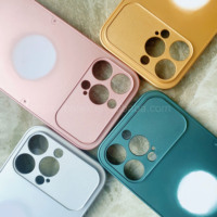 Coques de Téléphone à Peinture Métallisée avec Grande Fenêtre de Protection, Blanks UV pour Sublimation, Coques à Rainures pour iPhone 16 Pro Max et Série 17