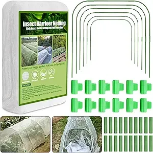 Serres modulaires emboîtables anti-insectes 25 x 10 m pour usage agricole et horticulture, modèle transfrontalier - Product Image 1