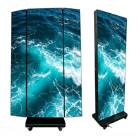 Écran LED pliable pour stand de salon professionnel, installation rapide, toile de fond portable, bannière vidéo