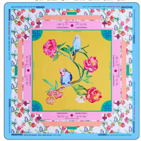 Tapis de table de mahjong personnalisé avec design sur mesure pour soirée de jeu en famille, protège la table, réduit le bruit, coffret cadeau pour fête à domicile