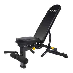 IFAST Adjustable Foldable <b>Weight</b> <b>Bench</b> Steel Multi-Functional Home Gym Workout <b>Bench</b> Press Strength Training Equipment Black Uni - Product Image 1