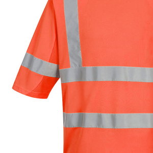Camiseta de Seguridad de Alta Visibilidad Reflectante, Ropa de Trabajo con Certificación ANSI/ISEA 107 Clase 2/3, 100% Poliéster para Personal de Almacén - Product Image 4