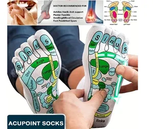 Thời trang mới chân massage bấm huyệt vớ cotton Five-Finger bấm huyệt Vớ với các công cụ massage cho người đàn ông người phụ nữ