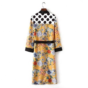 Kimono largo Floral para mujer, capa oversize con mangas, bohemio - Product Image 6