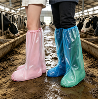 Surchaussures de ferme jetables légères et imperméables, couvre-chaussures universels pour les travailleurs agricoles occupés à l'alimentation du bétail