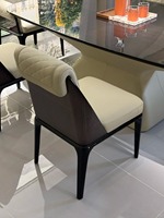 Table à manger de luxe sur mesure haut de gamme avec plateau en marbre, ensemble de salle à manger simple