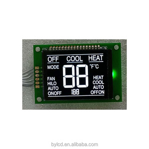 맞춤형 2/3/4/6/7/14/16자리 LCD 화면 패널 단색 TN HTN STN FSTN VA 온도계 온도 조절기 LCD 세그먼트 디스플레이 - Product Image 2