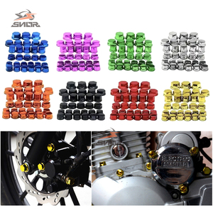 SNOR Leocar Kit de capuchons de vis décoratifs en plastique chromé pour Yamaha Air Blade 1 Accessoires <span class=keywords><strong>moto</strong></span> - Product Image 3