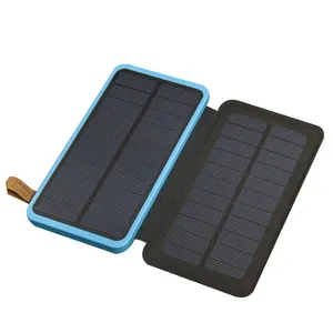 Açık kamp kullanımı 5V/2.4A çıkış 21W güneş enerjisi katlanabilir taşınabilir cep telefonları için GÜNEŞ PANELI şarj