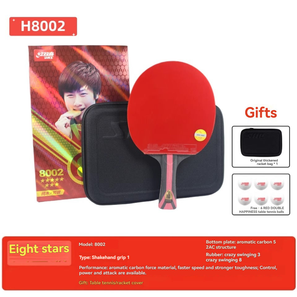 Raquette de revers Livré avec étui à raquette + 6 balles] Raquette simple