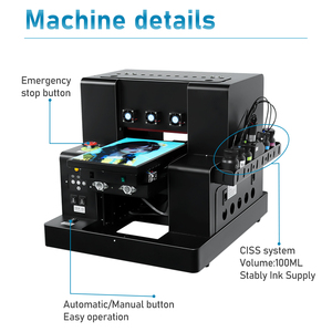 เครื่องพิมพ์ยูวี A3 L805 ราคาประหยัด เครื่องพิมพ์อิงค์เจ็ทสำหรับพิมพ์โลโก้ บนวัสดุแก้ว โลหะ หนัง พลาสติก และสติกเกอร์ - Product Image 5
