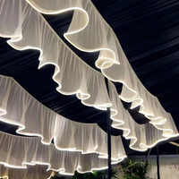 Lustres LED en plastique durables à alimentation secteur pour l'intérieur et l'extérieur, forme d'arche, multicolores, style européen, lumières de mariage, lumières de Noël