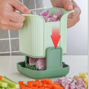Cortador de Verduras Multifuncional, Cortador Manual de Patatas para Patatas Fritas, Cortador de Patatas y Rábanos en Cubos para Cocina - Product Image 4