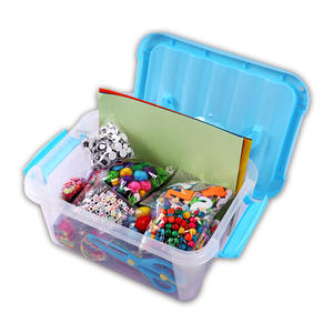 Coffret de loisirs créatifs Foska pour enfants, idéal pour Noël : kit d'activités DIY avec brossettes, pompons et boîte de rangement pour garçons et filles - Product Image 6