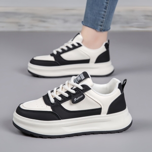 <span class=keywords><strong>Zapatillas</strong></span> Blancas Casuales para <span class=keywords><strong>Mujer</strong></span> 2026, Plataforma Gruesa, Aumentan la Altura, Suaves y Cómodas, Diseño Exclusivo, Combinan con Todo - Product Image 2
