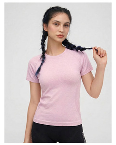 <strong>Marino</strong> <strong>Wool</strong> Acrivewear T-shirt Seamless Knit Top O-Neck Breathable Natural Stain Quick-drying Soft <strong>Base</strong> <strong>Layer</strong> for Men and Women - Product Image 2