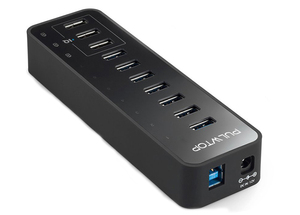 Pulwtop Hub USB 5Gbps Tốc Độ Cao Bằng Nhôm 30 Bộ Chia Hub 7 Cổng <span class=keywords><strong>10</strong></span> Cổng Usb 3.0 Bộ Sạc Hub Usb C Dock Cho Máy Tính <span class=keywords><strong>X</strong></span>ách Tay - Product Image 6