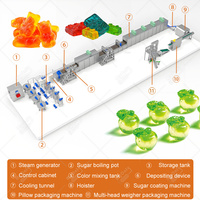 MY Machine de fabrication de bonbons à haute vitesse pour bonbons en forme de bonbon, bonbons gélifiés en forme d'œil, bonbons Mogul et ligne de production de bonbons gélifiés, Prix