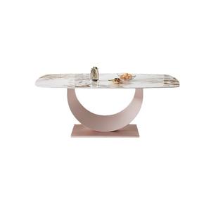 Juego de sillas de mesa de comedor rectangular de mármol de estilo moderno de lujo 4 6 8 plazas restaurante sala de estar muebles de Metal diseños de <span class=keywords><strong>cocina</strong></span> - Product Image 5