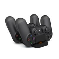 TP4-002 pour PS4/PS4 Pro/ Slim, Double station de charge, contrôleur de manette de jeu sans fil, Double poignée, chargeurs sans fil