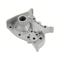 Boîtier de pompe à eau en acier inoxydable et aluminium moulé sous pression, usiné avec précision par CNC et par électroérosion à fil, fabricant de boîtiers de pompe OEM