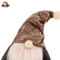 Zaves Scandinavian Santa Gnome Poupée En Peluche pour Noël Flocon De Neige Accentué Maison De Vacances Figurine Décorative & Jouet