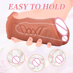 Masturbateur masculin en TPE, type Pocket Pussy, 3 en 1, réaliste, oral, anal, pour stimulation, en stock aux États-Unis, vente en gros, dropshipping - Product Image 3