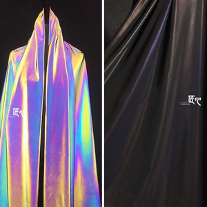 Tissu scintillant Rainbow Tejido d'arco <span class=keywords><strong>iris</strong></span> brillante Tissu scintillant pour robe tissu arc-en-ciel à paillettes extensibles dans les 4 sens - Product Image 3