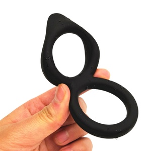 Produttore e grossista anello del cazzo in Silicone pene anello clitorideo stimolatore coppie potenziatore con massaggio per l'uomo - Product Image 6