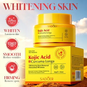Crema Facial Aclarante <span class=keywords><strong>de</strong></span> Piel con Ácido Kójico, Cúrcuma y Colágeno, 50g, para Todo Tipo <span class=keywords><strong>de</strong></span> Piel - Product Image 4