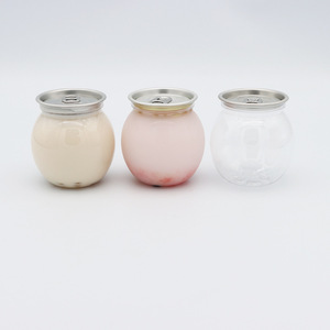 <b>200Ml</b> Pull Ring <b>Bottles</b> Fruit Juice Soda Water Recyclable Custom Printing - Product Image 1