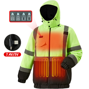 <span class=keywords><strong>Chaqueta</strong></span> de Trabajo Eléctrica con Calefacción de Batería de Invierno de 7.4V 5V para Hombre y Mujer, 29 Zonas de Calefacción, <span class=keywords><strong>Chaqueta</strong></span> Impermeable de Alta Visibilidad - Product Image 1