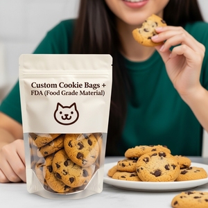 Bolsas de Mylar Impresas Personalizadas, Bolsas con Cierre Hermético a Prueba de Olores, Sellables con Calor, para Galletas y Bocadillos, de Grado Alimenticio, Sellado Trasero, Directo de Fábrica OEM - Product Image 2