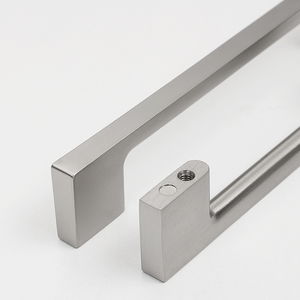 Poignées de tiroir en aluminium noir mat pour armoires de cuisine, poignées de porte et boutons - Product Image 5