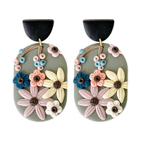 Polymer Clay Ohrring Schmuck Ton Ohrringe Polymer hand gefertigte Polymer Clay Ohrringe