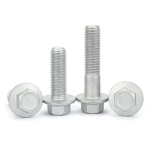 Grado 10.9 Dacromet finiti bulloni a flangia esagonale in acciaio al carbonio <span class=keywords><strong>dimensioni</strong></span> M6 M8 M10 <span class=keywords><strong>M12</strong></span> M14 M16 <span class=keywords><strong>bullone</strong></span> serie - Product Image 1