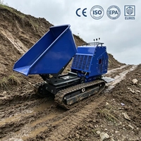Mini-dumper chenillé tout-terrain Euro5 CE EPA pour la construction paysagère et le transport en verger - Vente en gros usine